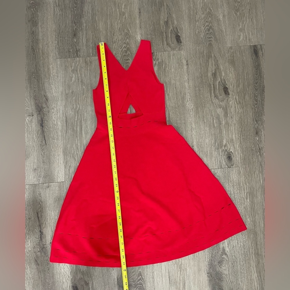 Kendall & Kylie Vibrant Red Dress Size Small - Picture 3 of 5